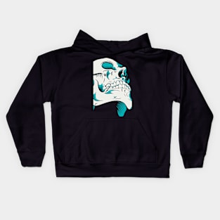 Green skull Kids Hoodie